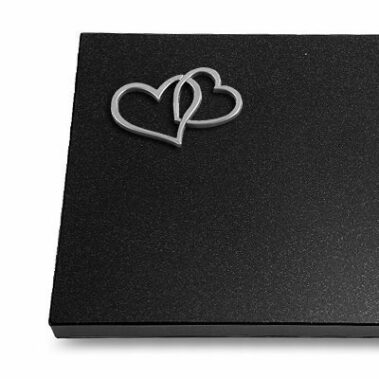 Metallornament "Aluminium Herzen"