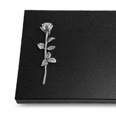 Metallornament "Aluminium Rose 12"