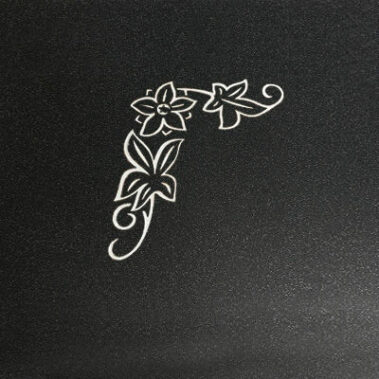 Sandstrahl-Ornament "Blume 1"