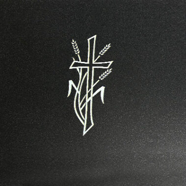 Sandstrahl-Ornament "Kreuz 4"