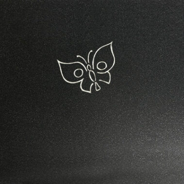 Sandstrahl-Ornament "Papillon"