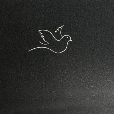 Sandstrahl-Ornament "Taube 2"